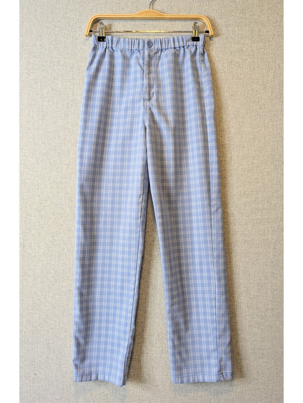Brandy Melville plaid elastic waist straight leg pants